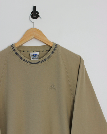 Adidas Gold Crewneck Sweatshirt (S)