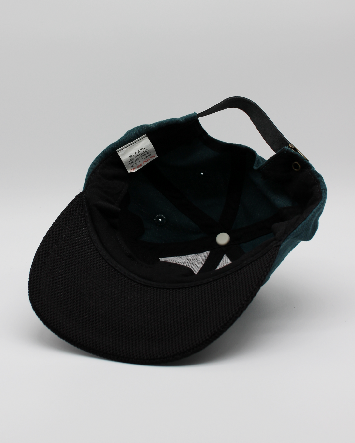 90s T-Zoid Mizuno Teal & Black Cap (S)