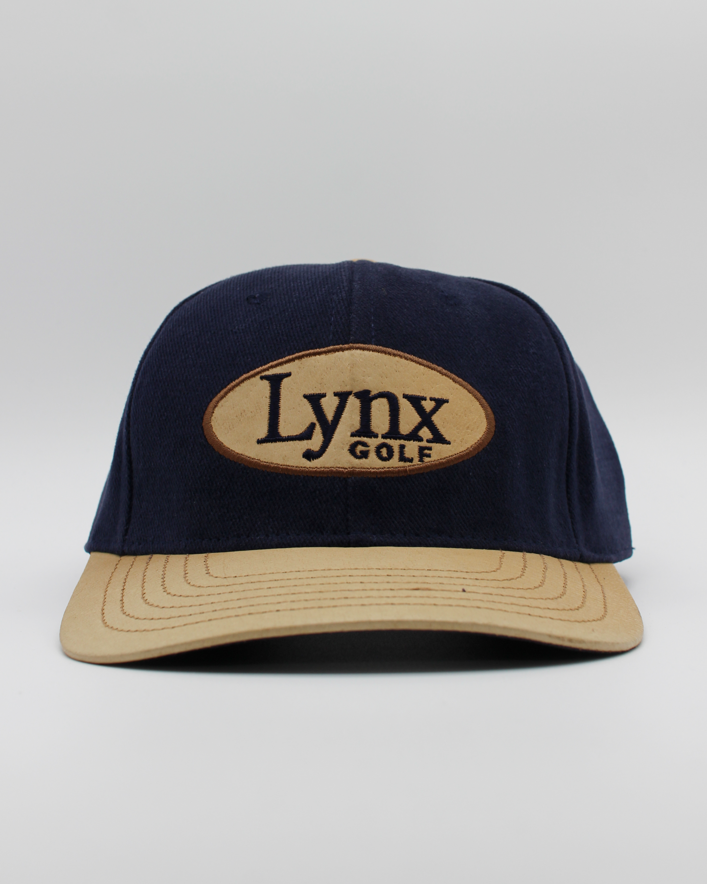 90s Lynx Golf Navy & Tan Cap