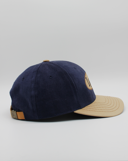 90s Lynx Golf Navy & Tan Cap