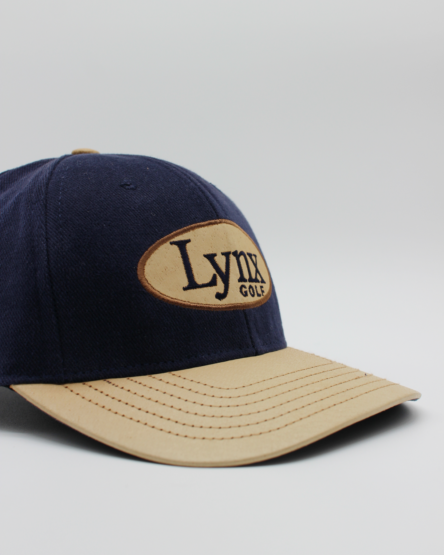 90s Lynx Golf Navy & Tan Cap