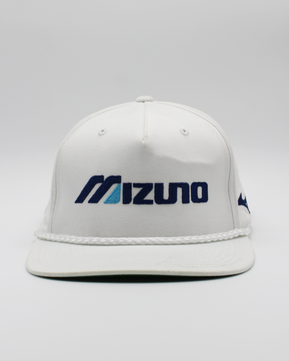 00s Mizuno White Rope Snapback Cap