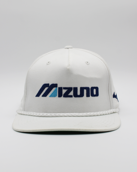 00s Mizuno White Rope Snapback Cap