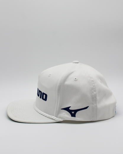 00s Mizuno White Rope Snapback Cap