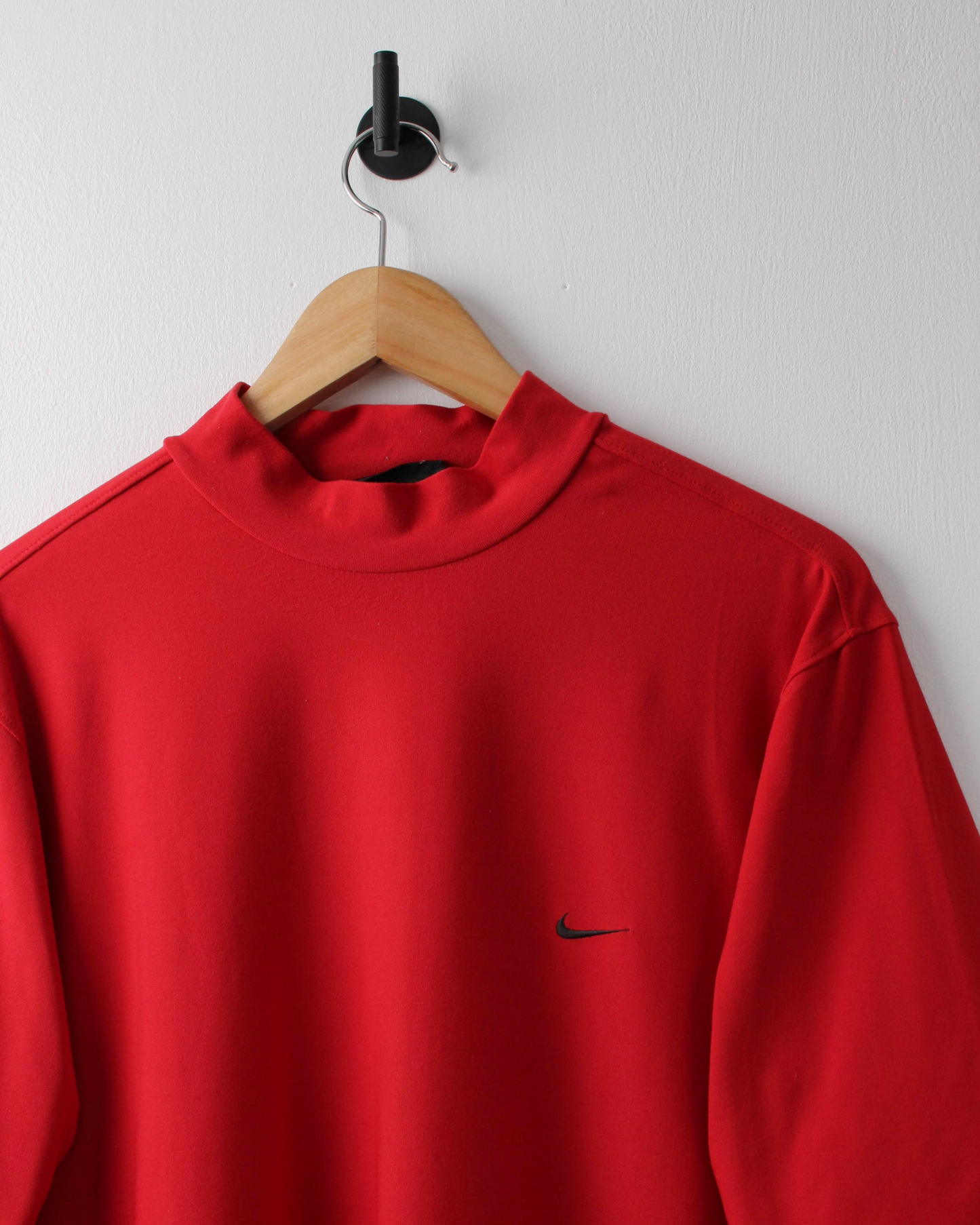 00s Nike Tiger Woods Red Dri-Fit Mock Neck (M)