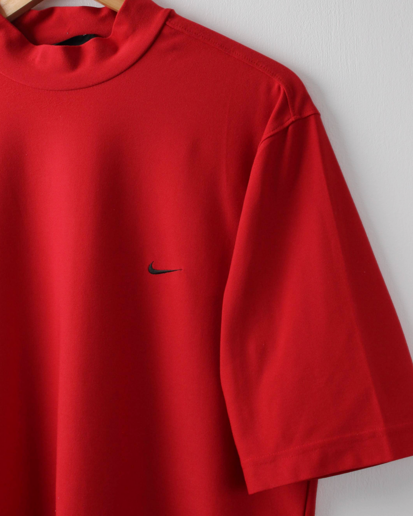 00s Nike Tiger Woods Red Dri-Fit Mock Neck (M)