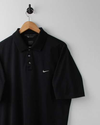 00s Nike Tiger Woods Black Polo (M)
