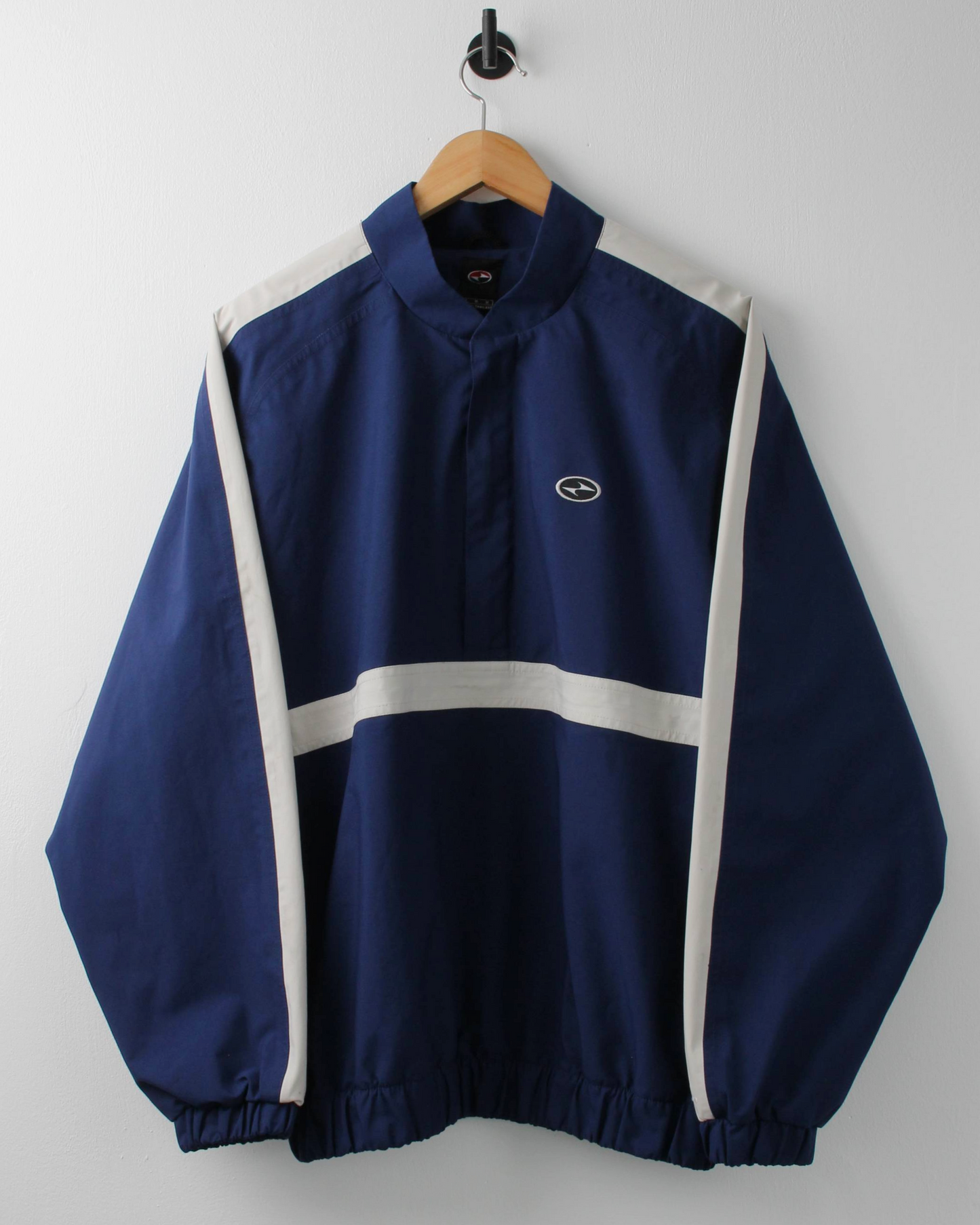 90s Nike Tiger Woods Yin Yang Navy Half Zip Windbreaker (M)