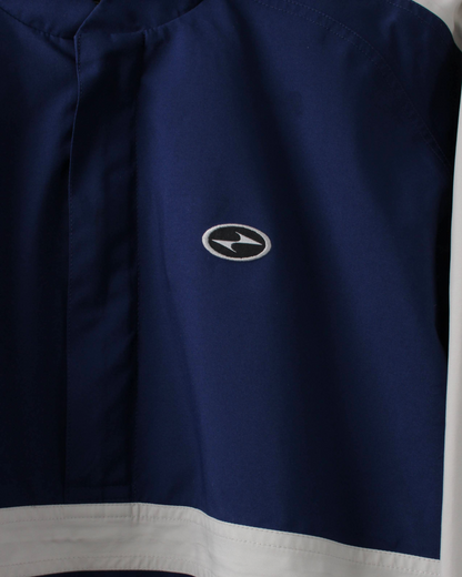 90s Nike Tiger Woods Yin Yang Navy Half Zip Windbreaker (M)