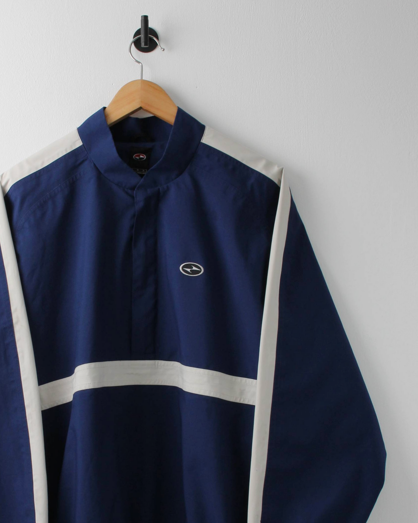 90s Nike Tiger Woods Yin Yang Navy Half Zip Windbreaker (M)