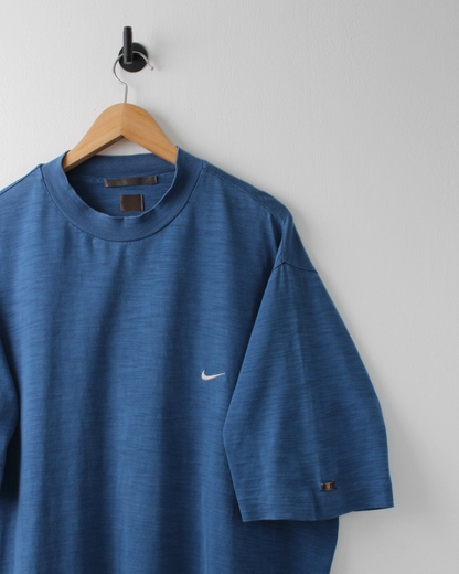 00s Nike Tiger Woods Blue Mock Neck (XL)