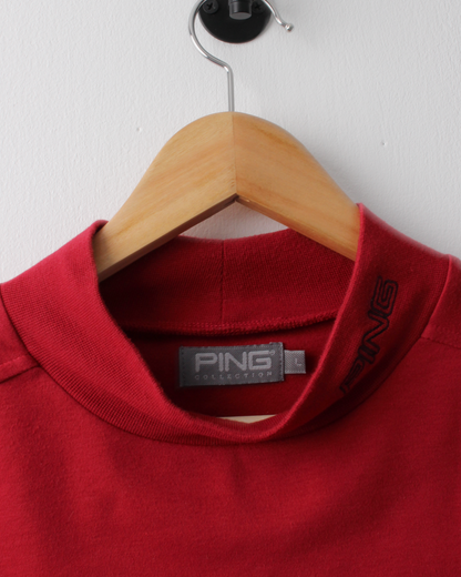 00s Ping Red Mock Neck (L)