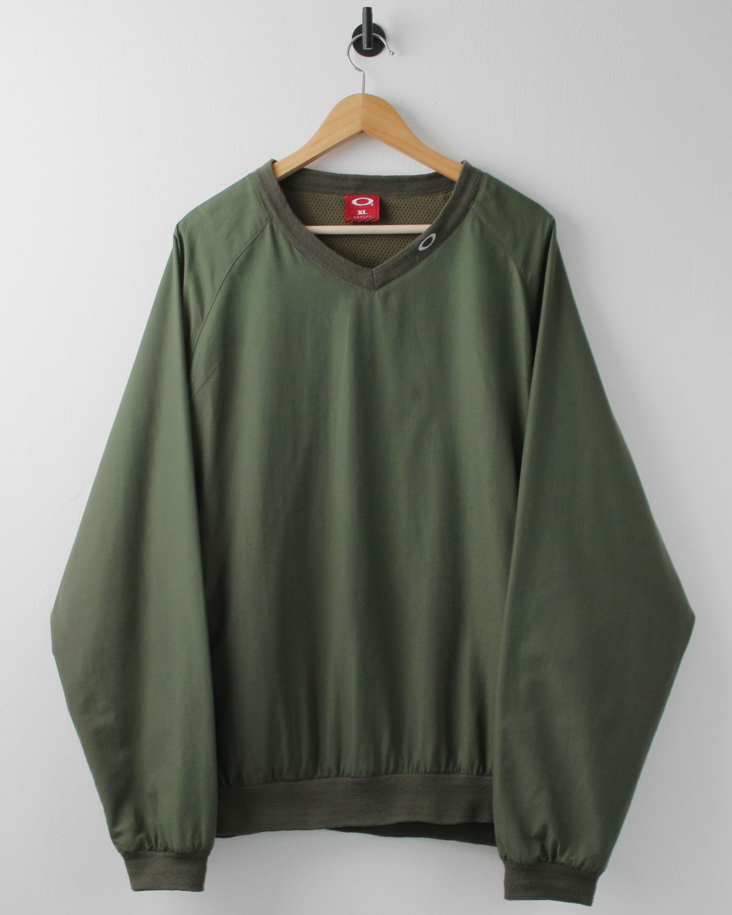 00s Oakley Green Windbreaker (XL)
