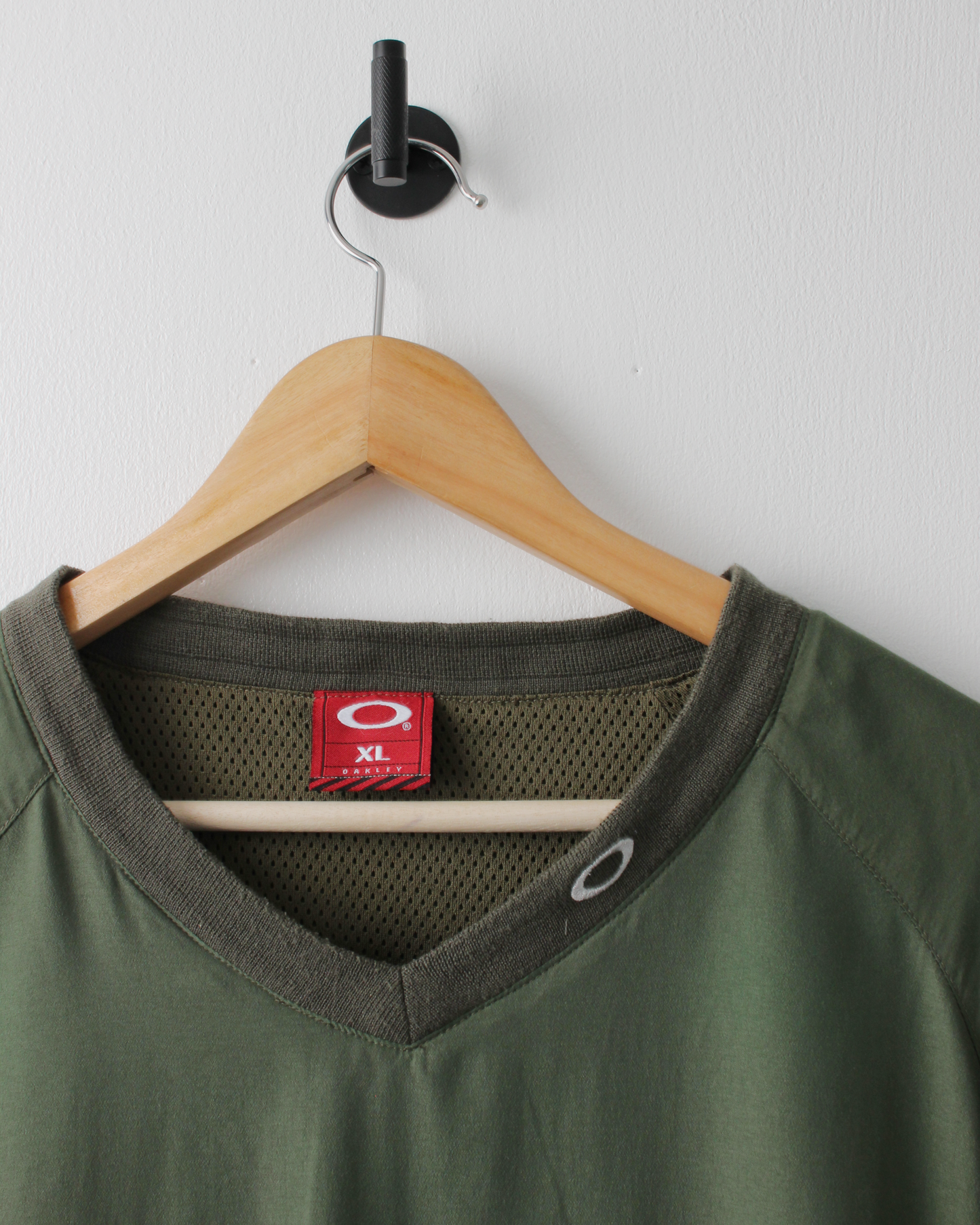 00s Oakley Green Windbreaker (XL)