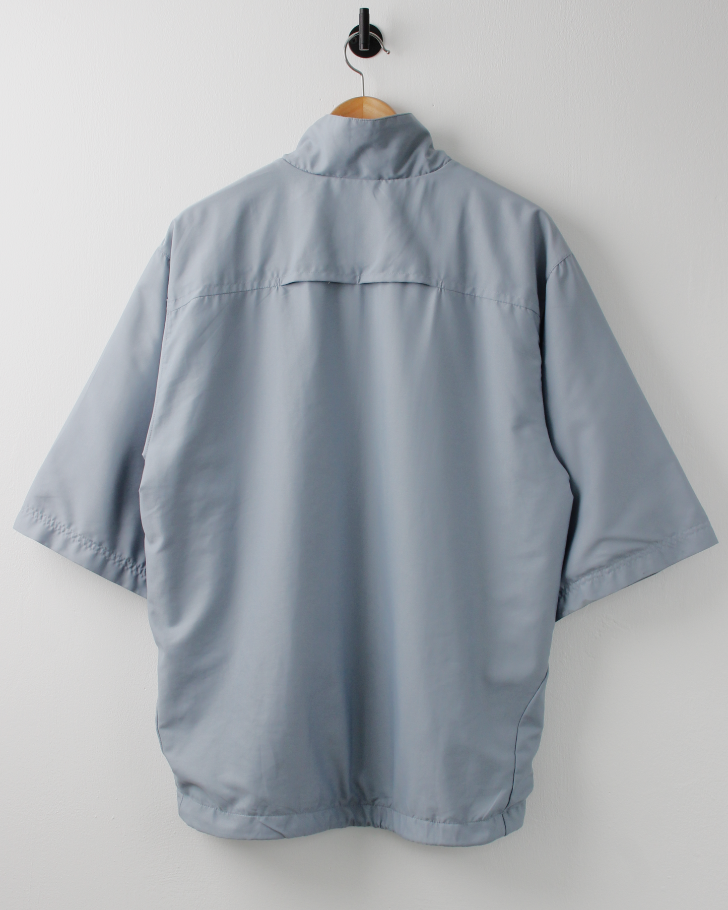 00s Nike Slate Blue Short Sleeve Windbreaker (M)
