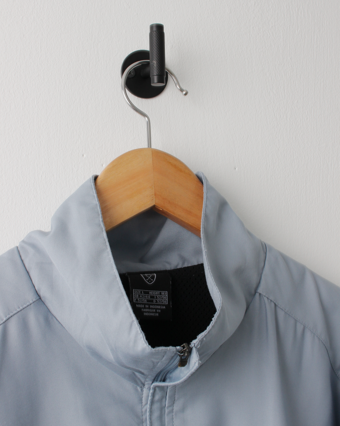 00s Nike Slate Blue Short Sleeve Windbreaker (M)