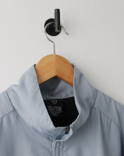 00s Nike Slate Blue Short Sleeve Windbreaker (M)