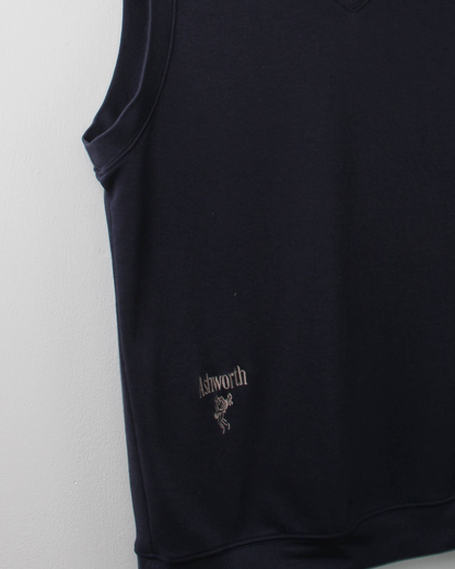 90s Ashworth Navy Sweater Vest (M)