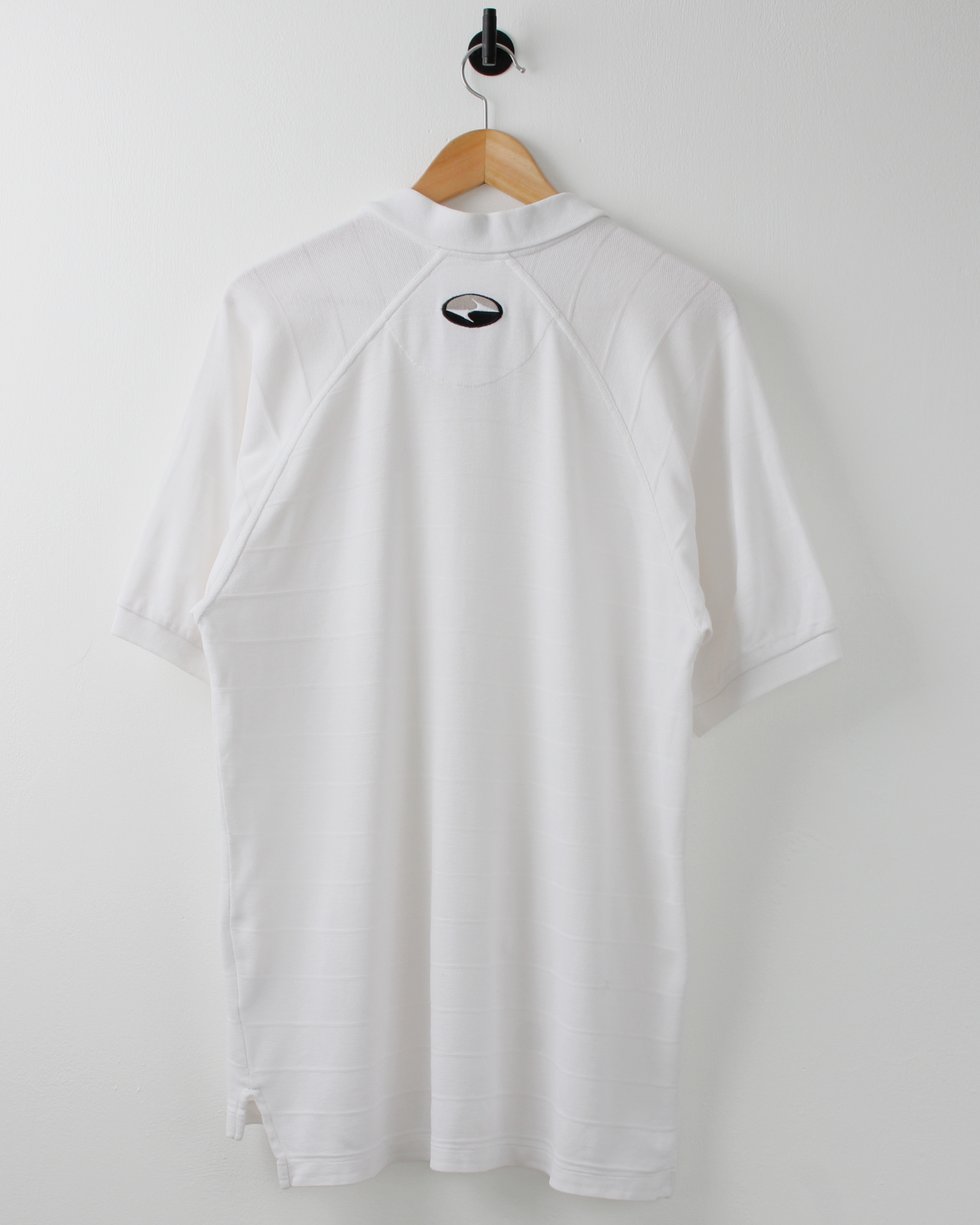 90s Nike Tiger Woods Yin Yang Buttonless White Polo (M)