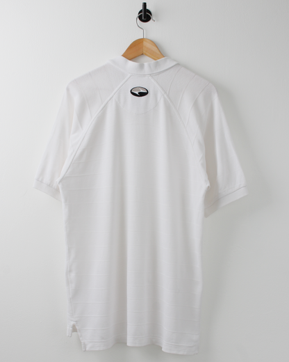 90s Nike Tiger Woods Yin Yang Buttonless White Polo (M)
