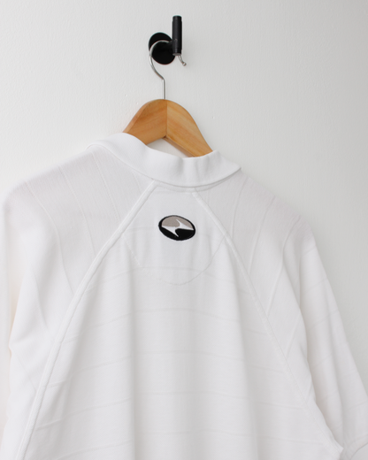 90s Nike Tiger Woods Yin Yang Buttonless White Polo (M)