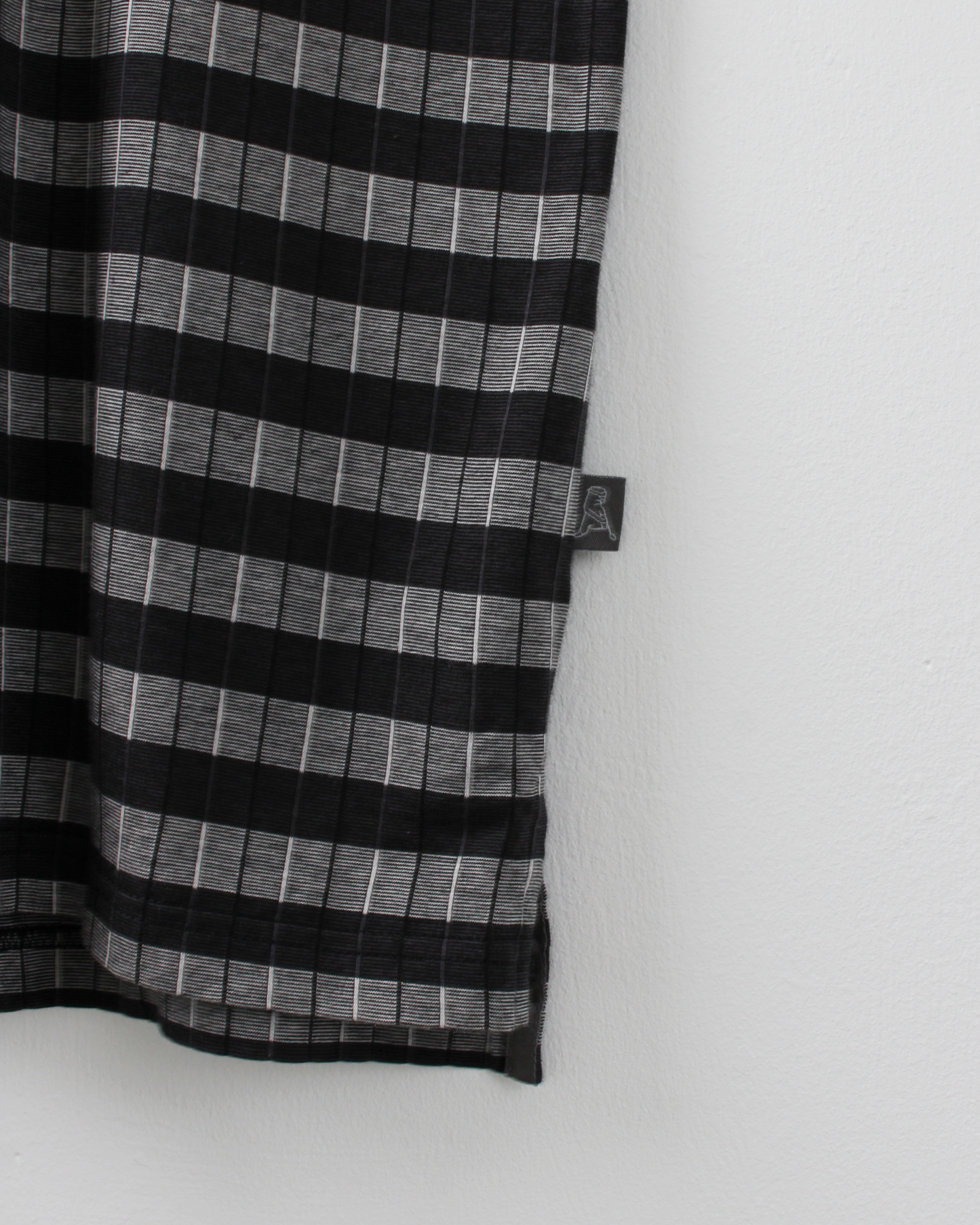 00s Ping Black & Grey Geometric Polo (L)