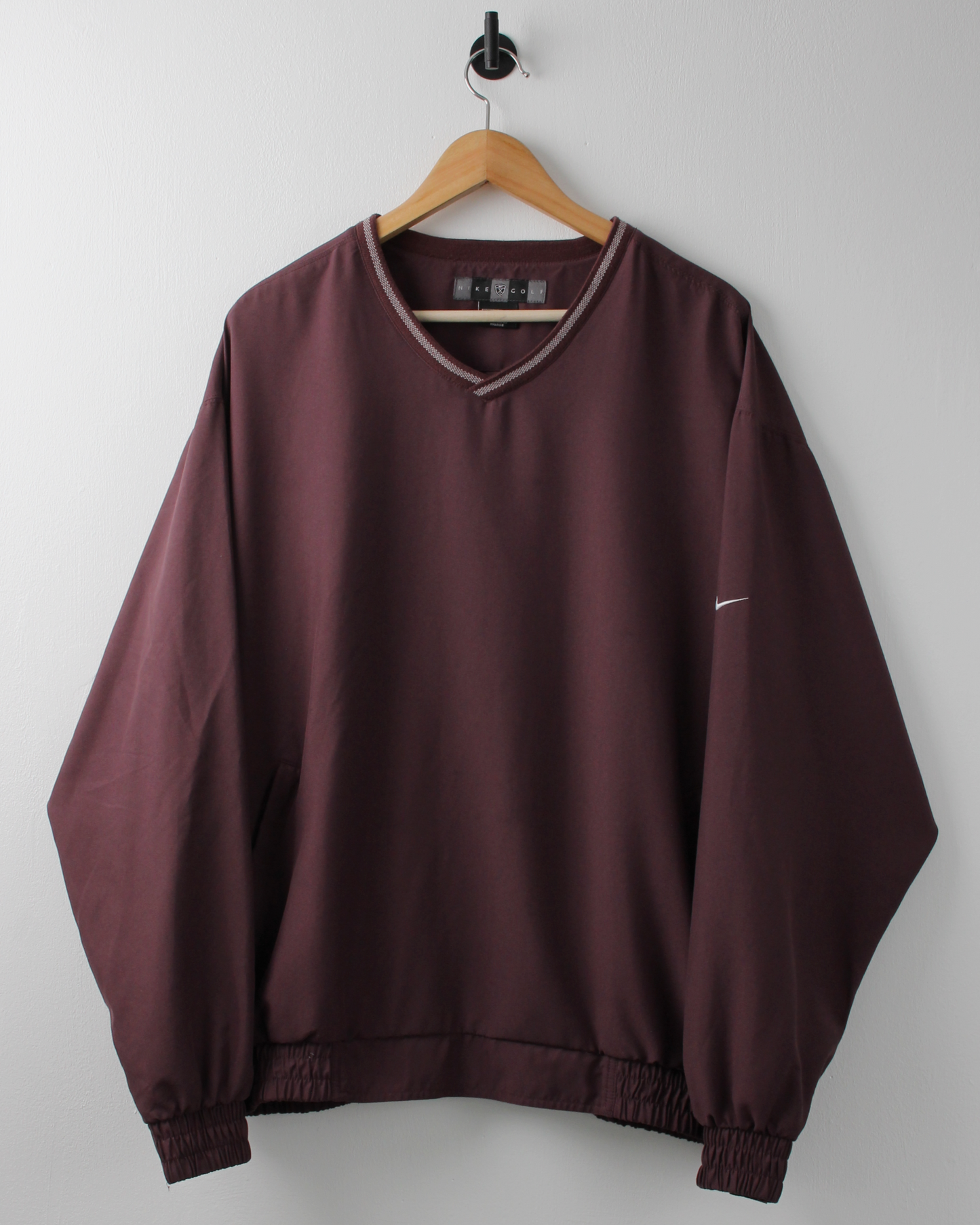 00s Nike Burgundy Windbreaker (XL)