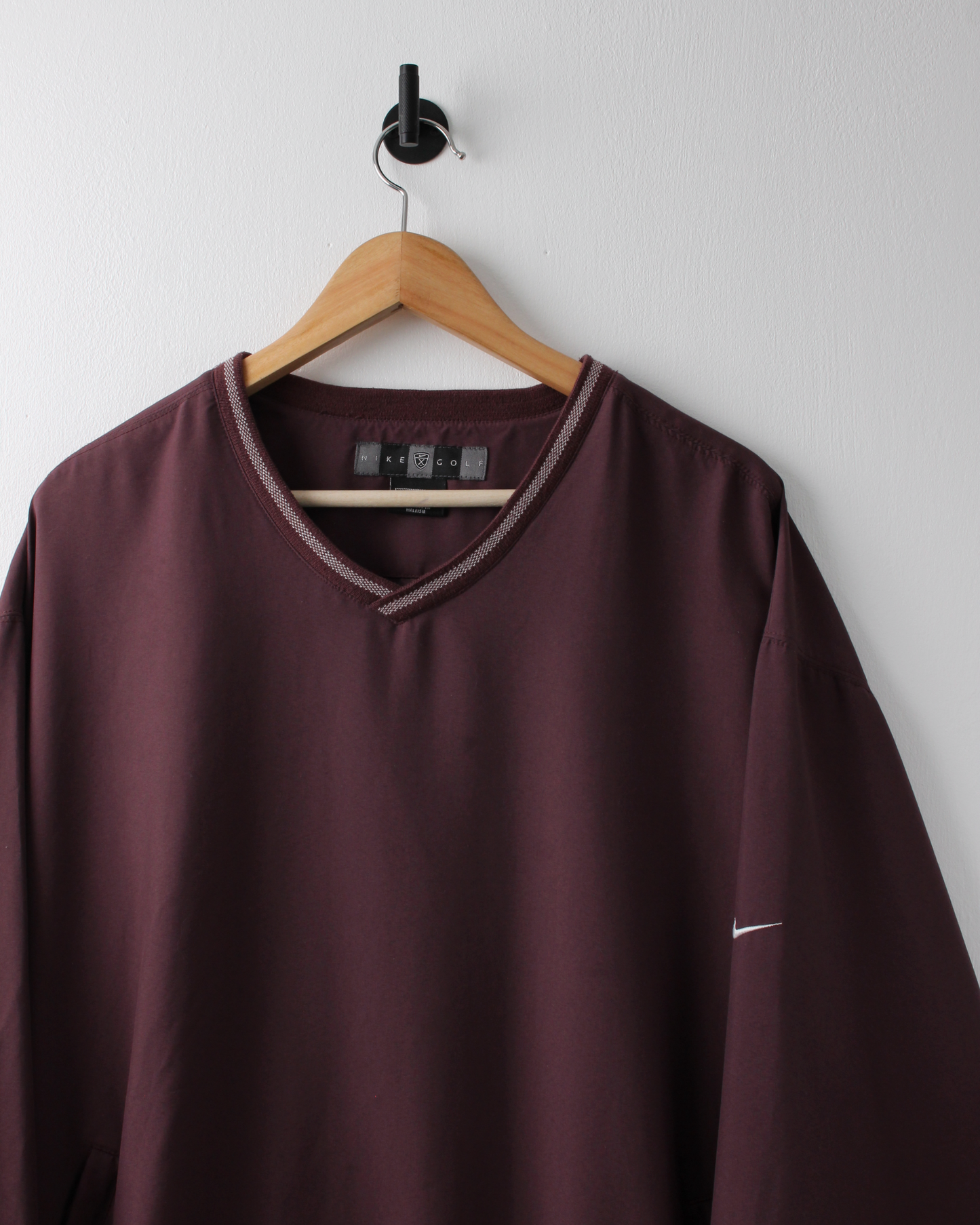 00s Nike Burgundy Windbreaker (XL)