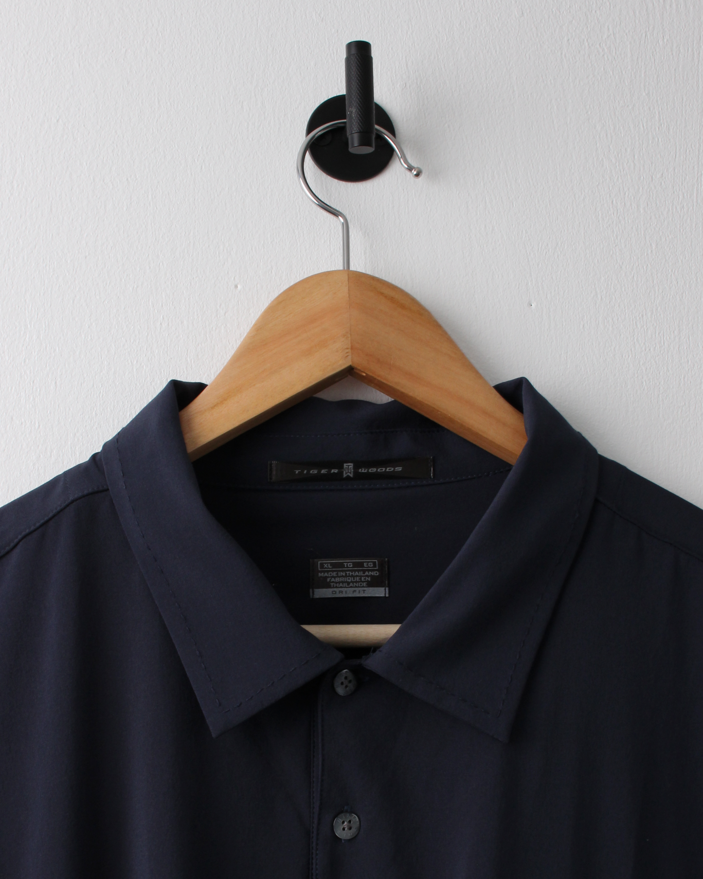 00s Nike Tiger Woods Matte Navy Polo  (XL)