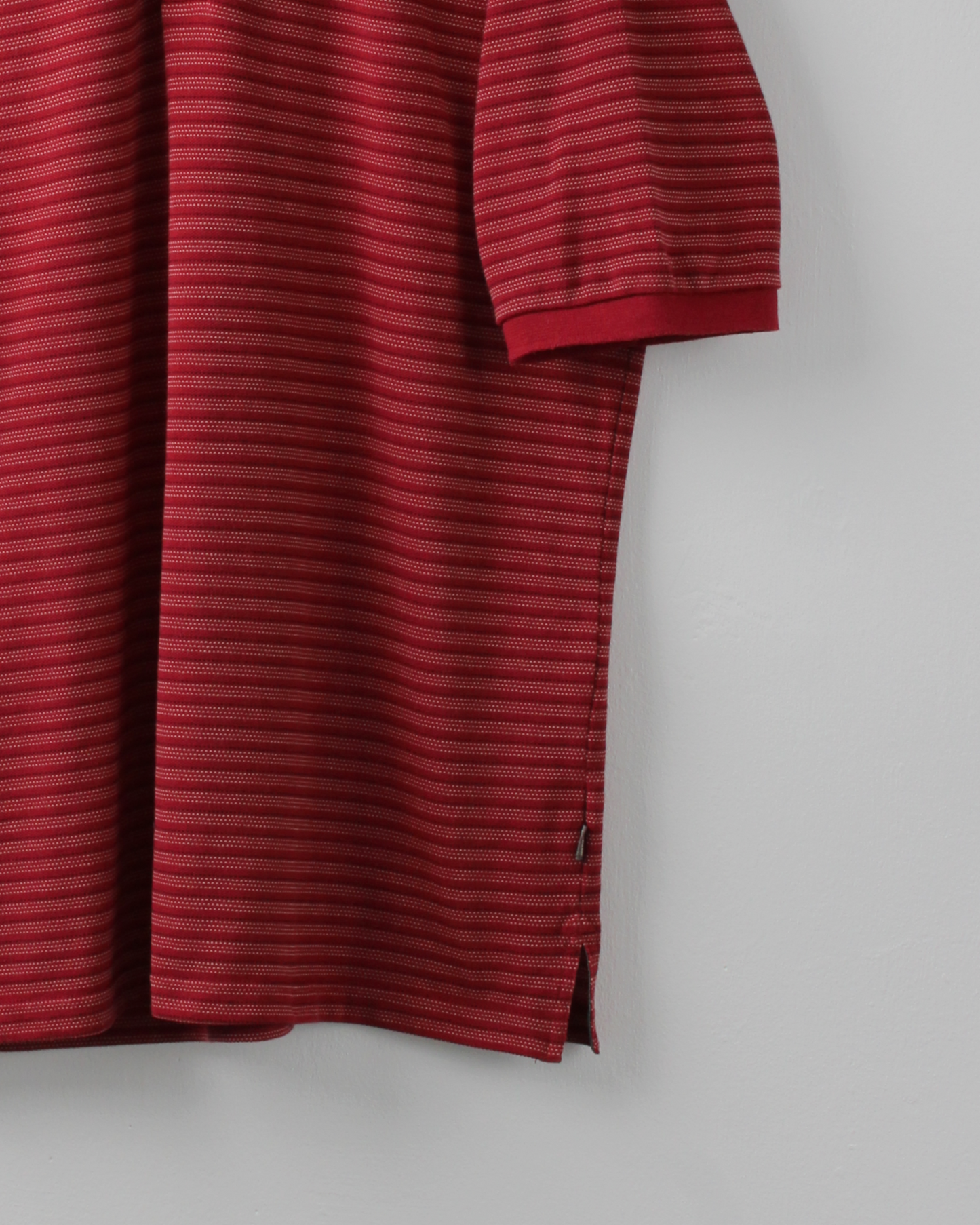 00s Ping Red Micro Pattern Polo (L)