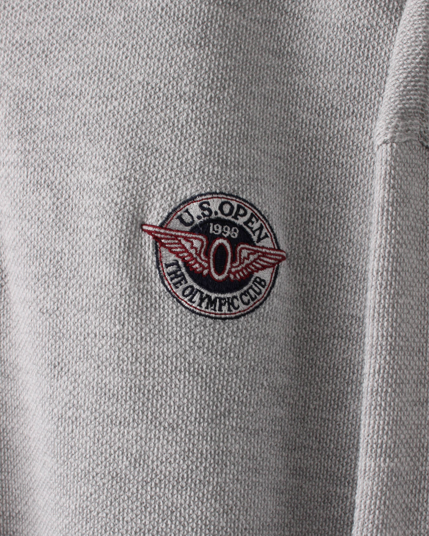‘99 US Open The Olympic Club Grey Long Sleeve Polo (M)