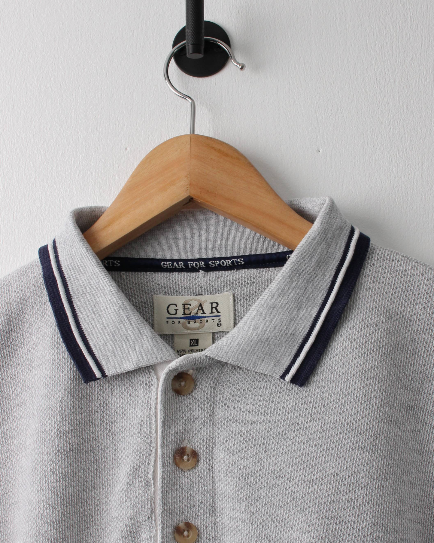 ‘99 US Open The Olympic Club Grey Long Sleeve Polo (M)