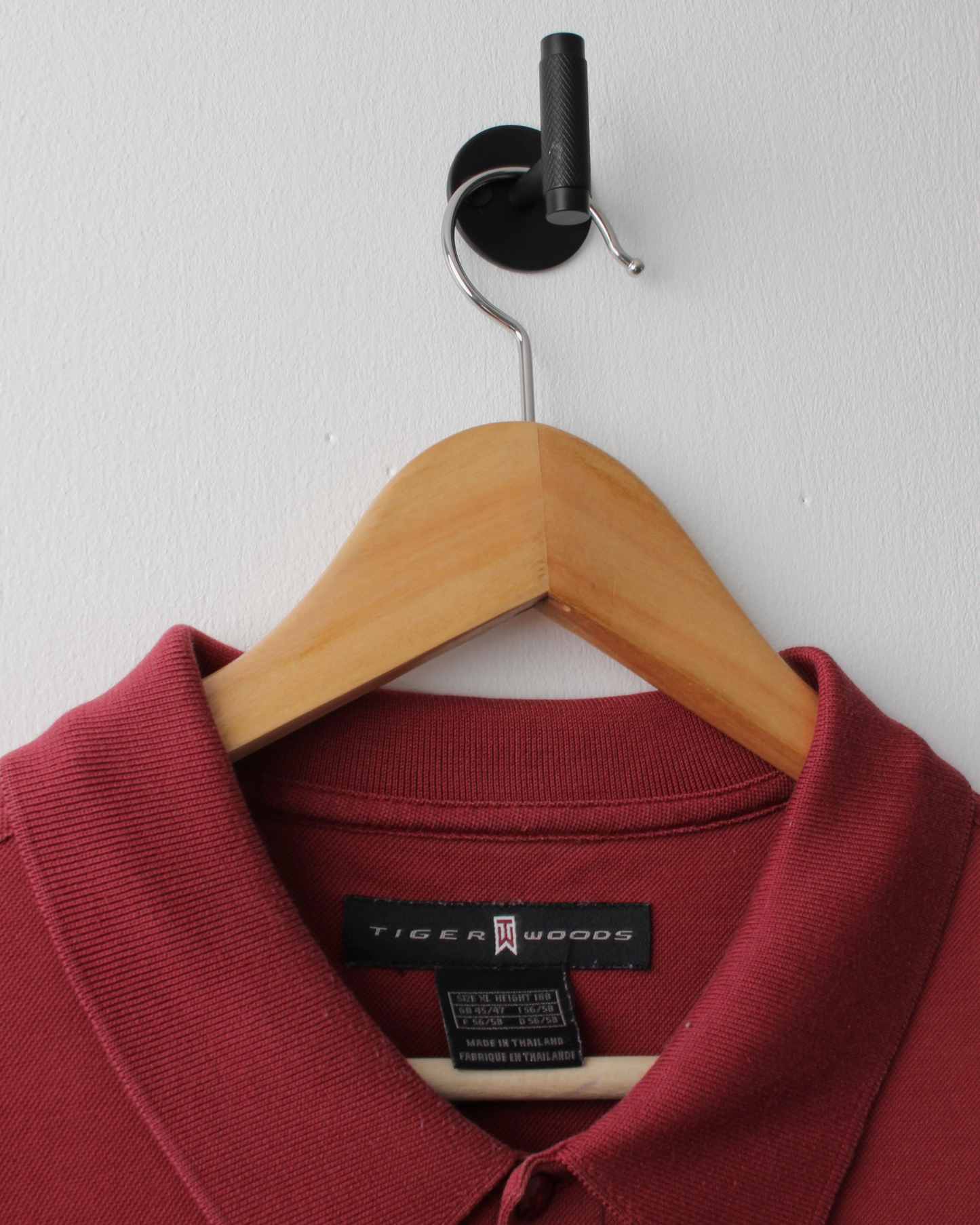 00s Nike Tiger Woods Deep Red Polo (XL)