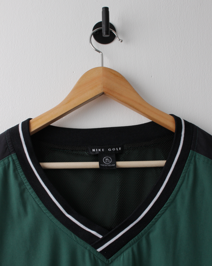 90s Nike Green & Black Windbreaker (XL)