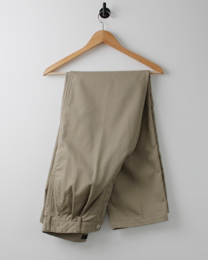 00s Nike Beige Pleated Golf Trousers (32W 34L)