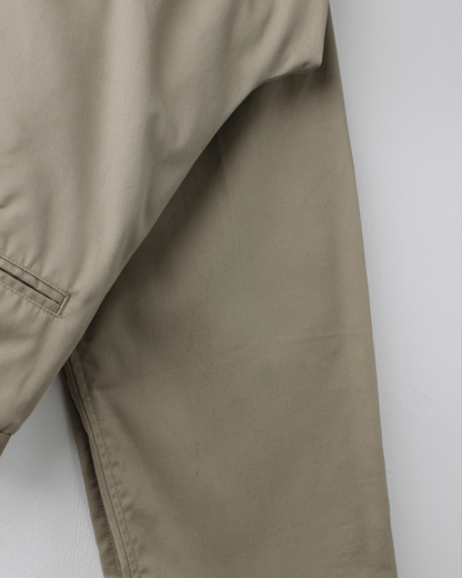 00s Nike Beige Pleated Golf Trousers (32W 34L)