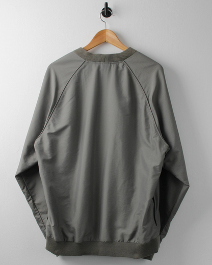 00s Nike Olive Green Crewneck Windbreaker (M)