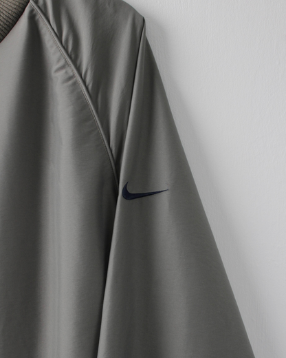 00s Nike Olive Green Crewneck Windbreaker (M)