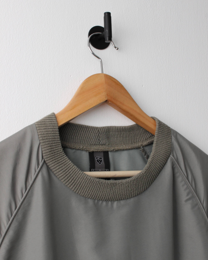 00s Nike Olive Green Crewneck Windbreaker (M)