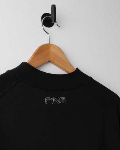 00s Ping Black Long Sleeve Mock Neck (M)
