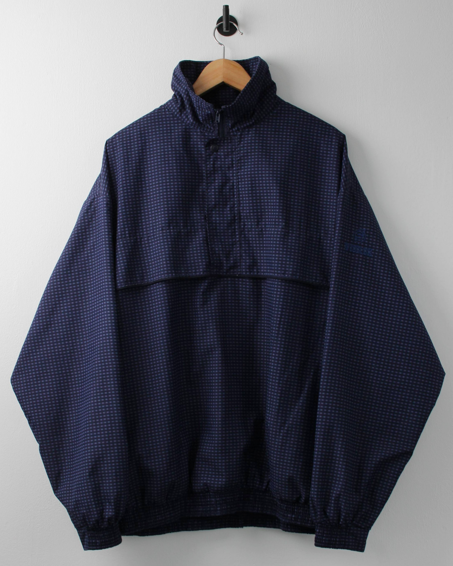 90s Sunderland Of Scotland Navy Micro Pattern Jacket (XL)
