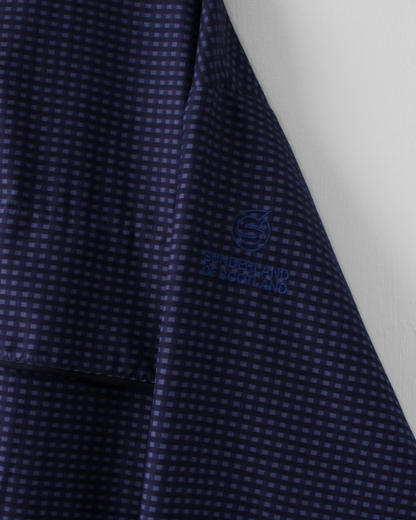 90s Sunderland Of Scotland Navy Micro Pattern Jacket (XL)