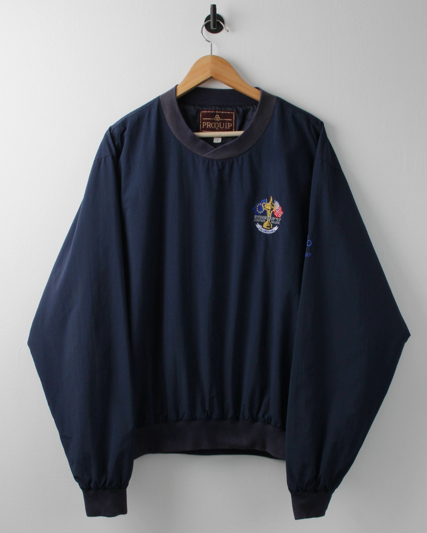 ‘97 Ryder Cup Valderrama Navy Crewneck Windbreaker (L)