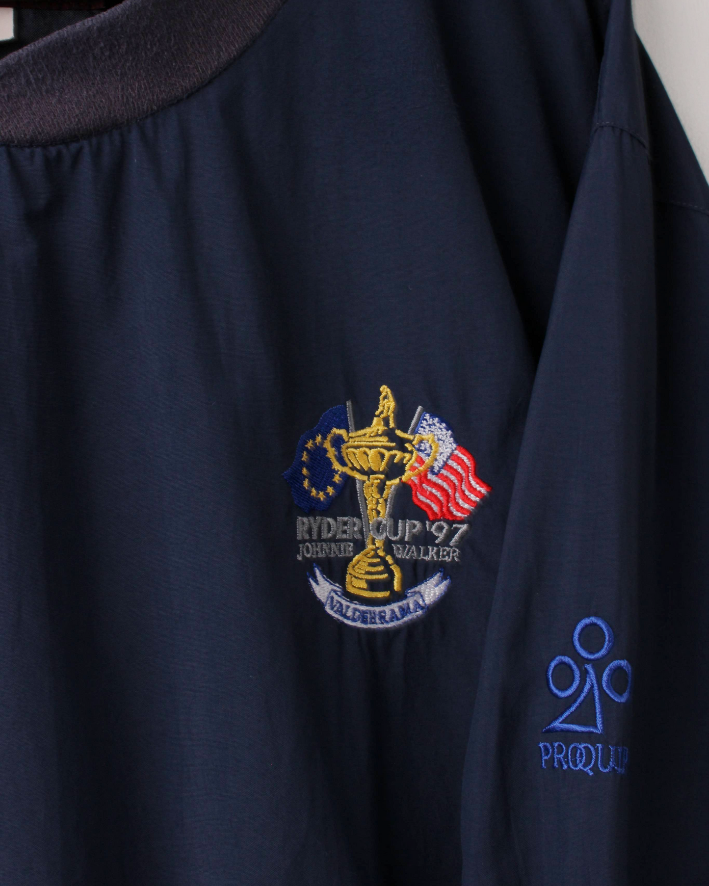 ‘97 Ryder Cup Valderrama Navy Crewneck Windbreaker (L)