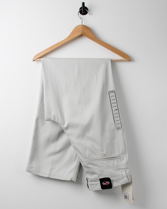 90s Nike Yin Yang Cream Baggy Fit Trousers with Tags (30W 32L)