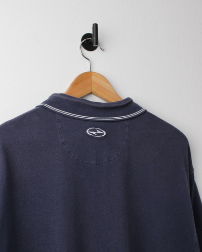 90s Nike Tiger Woods Yin Yang Navy Zipped Polo (XXL)
