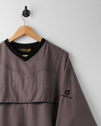 90s Sunderland Of Scotland Slate Grey Crewneck Windbreaker (M)