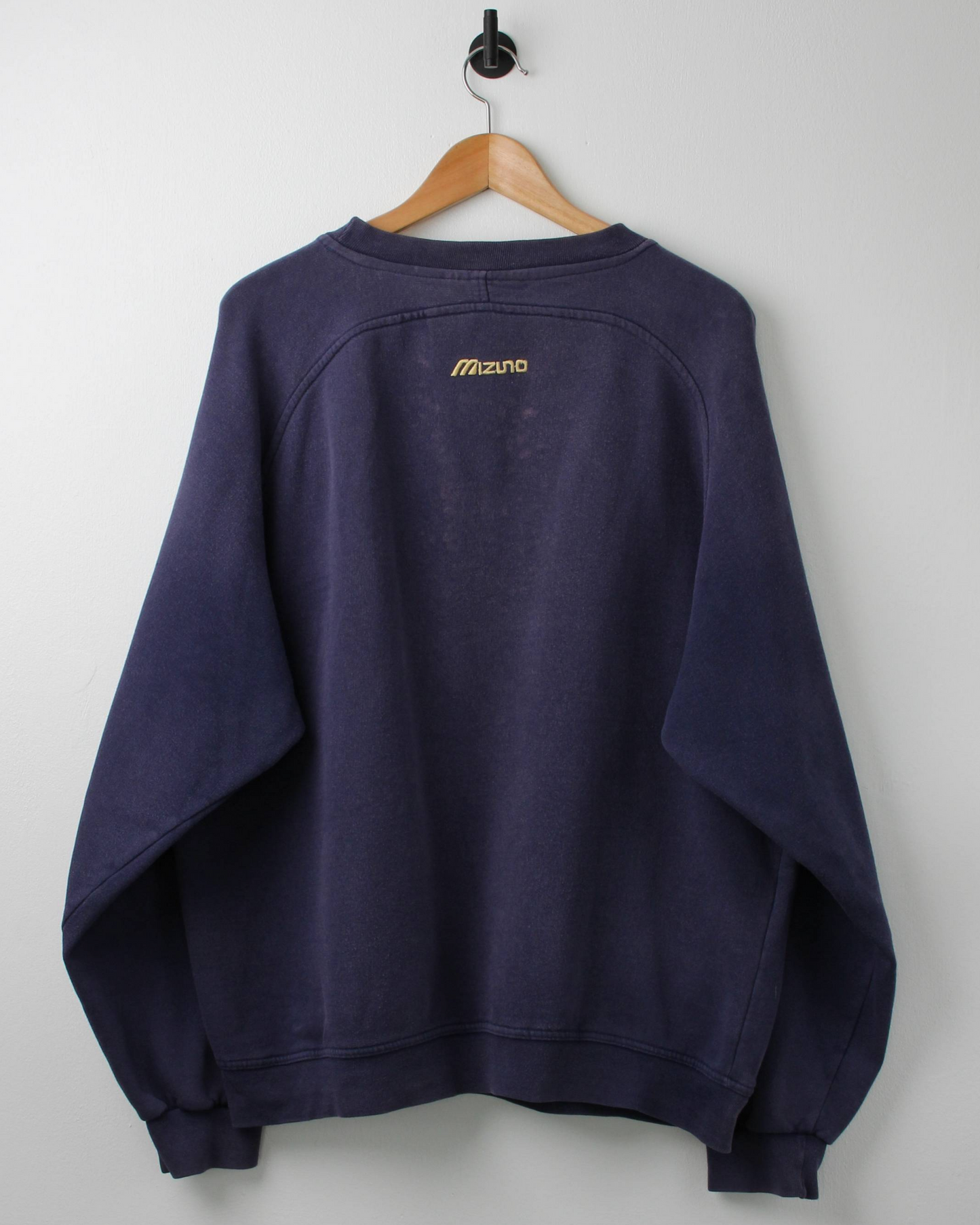 00s Mizuno Blue & Yellow Graphic Crewneck Sweatshirt (L)