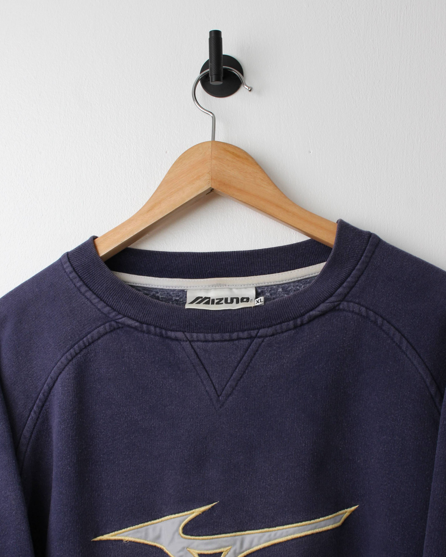 00s Mizuno Blue & Yellow Graphic Crewneck Sweatshirt (L)