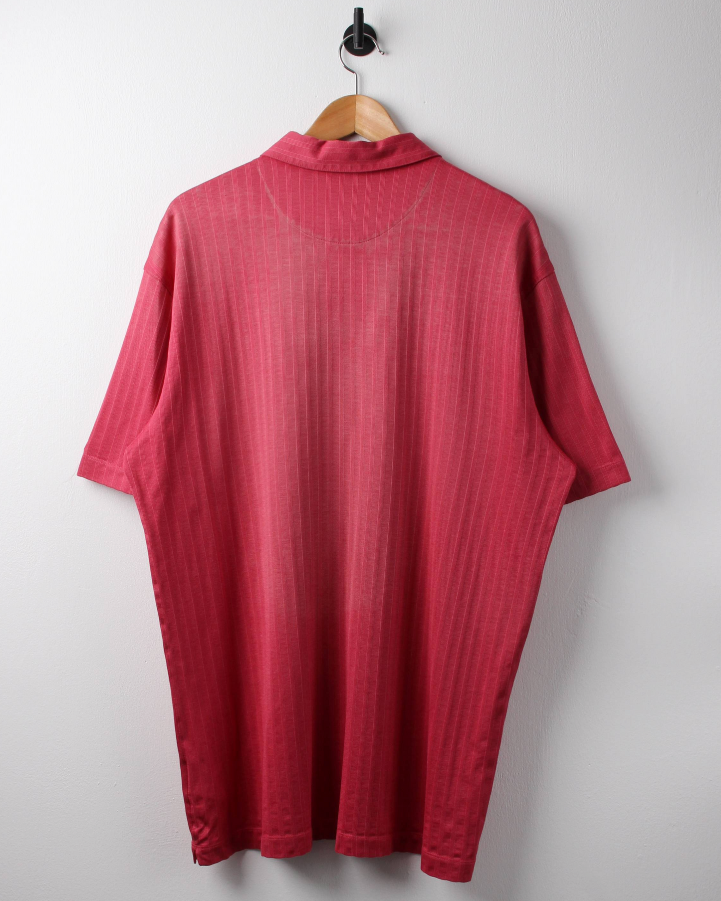 00s Nike Tiger Woods Light Red Textured Polo (XL)